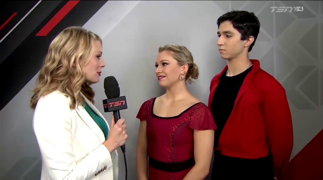 2019 Marjorie Lajoie & Zachary Lagha SCI Post-RD Interview + Piper Gilles & Paul Poirier Promo (Canadian Coverage) 720p