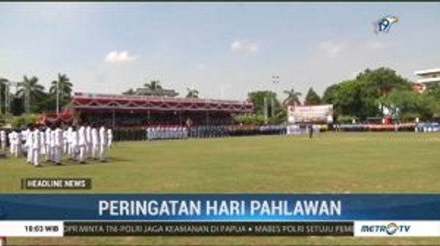 Upacara Hari Pahlawan Nasional di Surabaya Dipimpin oleh Khofifah