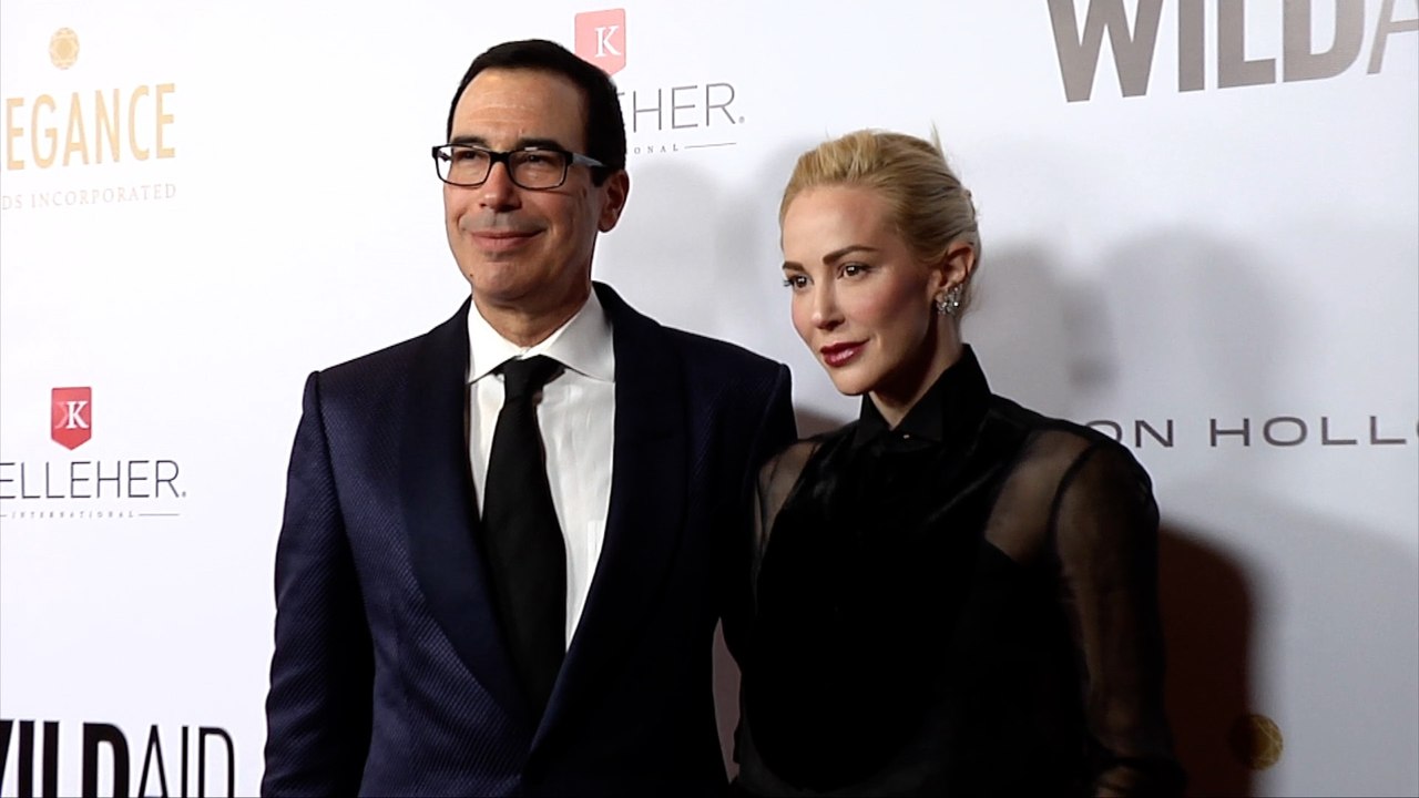 Steven Mnuchin and Louise Linton 2019 WildAid Gala "A Night in Africa" Red Carpet