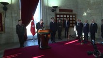 Atatürk'ün ebediyete intikalinin 81'inci yılı - Cumhurbaşkanı Erdoğan Anıtkabir şeref defterini imzaladı - ANKARA