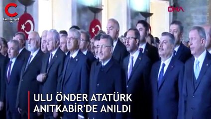 Ulu Önder Atatürk Anıtkabir'de anıldı