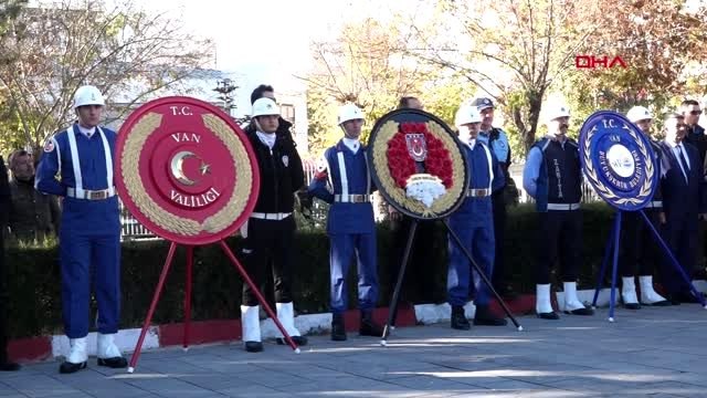 Van, hakkari ve bitlis'te, atatürk anıldı