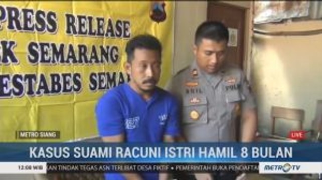 Diduga Selingkuh, Suami Tega Racuni Istri yang Hamil 8 Bulan