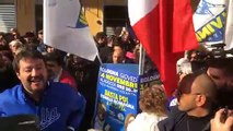Matteo Salvini in visita Carpi (Modena) alla Fiera del cioccolato 10.11.19