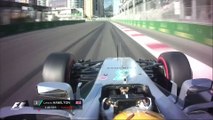 F1 2017 Azerbaijan Grand Prix - Pole Lap - Lewis Hamilton Onboard