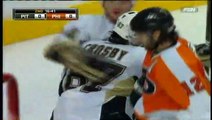 NHL 2009 Conference QF - Pittsburgh Penguins vs Philadelphia Flyers - Game #4 Highlights