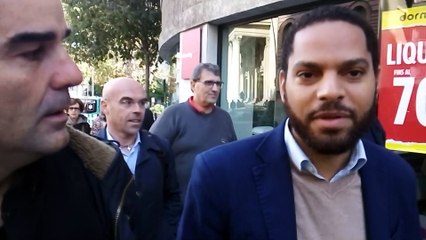 Declaraciones de Ignacio Garriga (Vox) momentos antes de votar