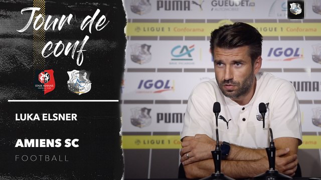Conférence de presse d'avant Match Stade Rennais FC - Amiens SC, Luka Elsner
