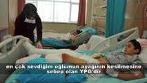Terör örgütü PKK/YPG’nin gizlice döşediği mayının patlaması sonucu ağır yaralanan kardeşler - TEL ABYAD