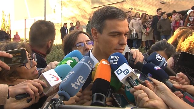 Sánchez anima a votar para fortalecer la democracia