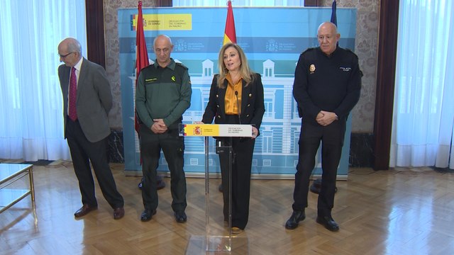 Rueda de prensa de la delegada del Gobierno en Madrid
