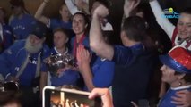 Fed Cup 2019 - Les Bleues de France championnes du monde avec leurs supporters à Perth en Australie
