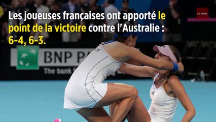 Tennis : Mladenovic et Garcia offrent à la France sa troisième Fed Cup