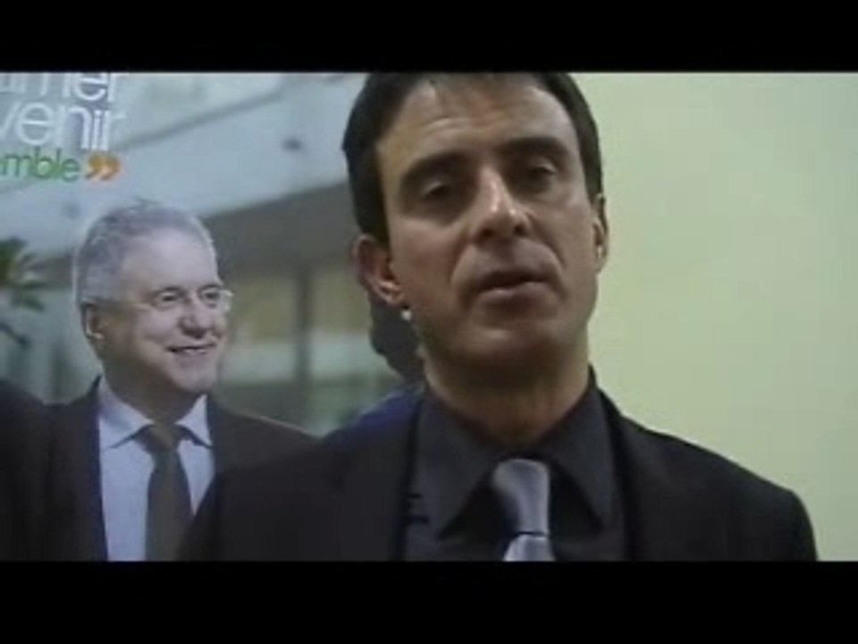 Manuel Valls Députe Maire d'Evry