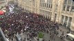 Marche contre l'islamophobie: les images des premiers rassemblements devant la gare du Nord à Paris