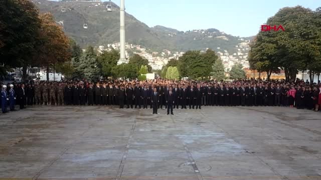 Ordu'da, atatürk saygıyla anıldı