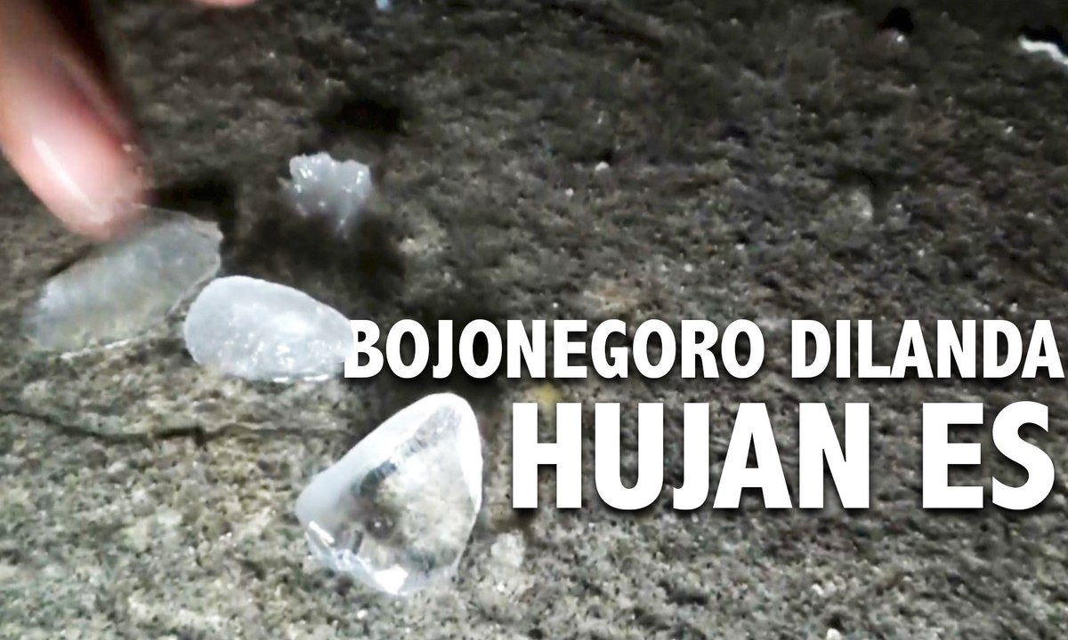 Bojonegoro Dilanda Hujan Es