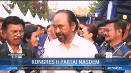 Surya Paloh Apresiasi Dukungan 34 DPW Partai NasDem