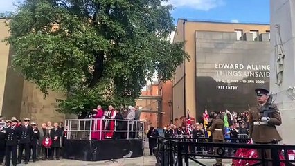 Remembrance Sunday service in Leeds city centre