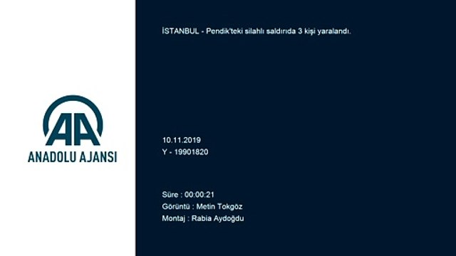 Pendik'te silahlı saldırı: 3 yaralı - İSTANBUL
