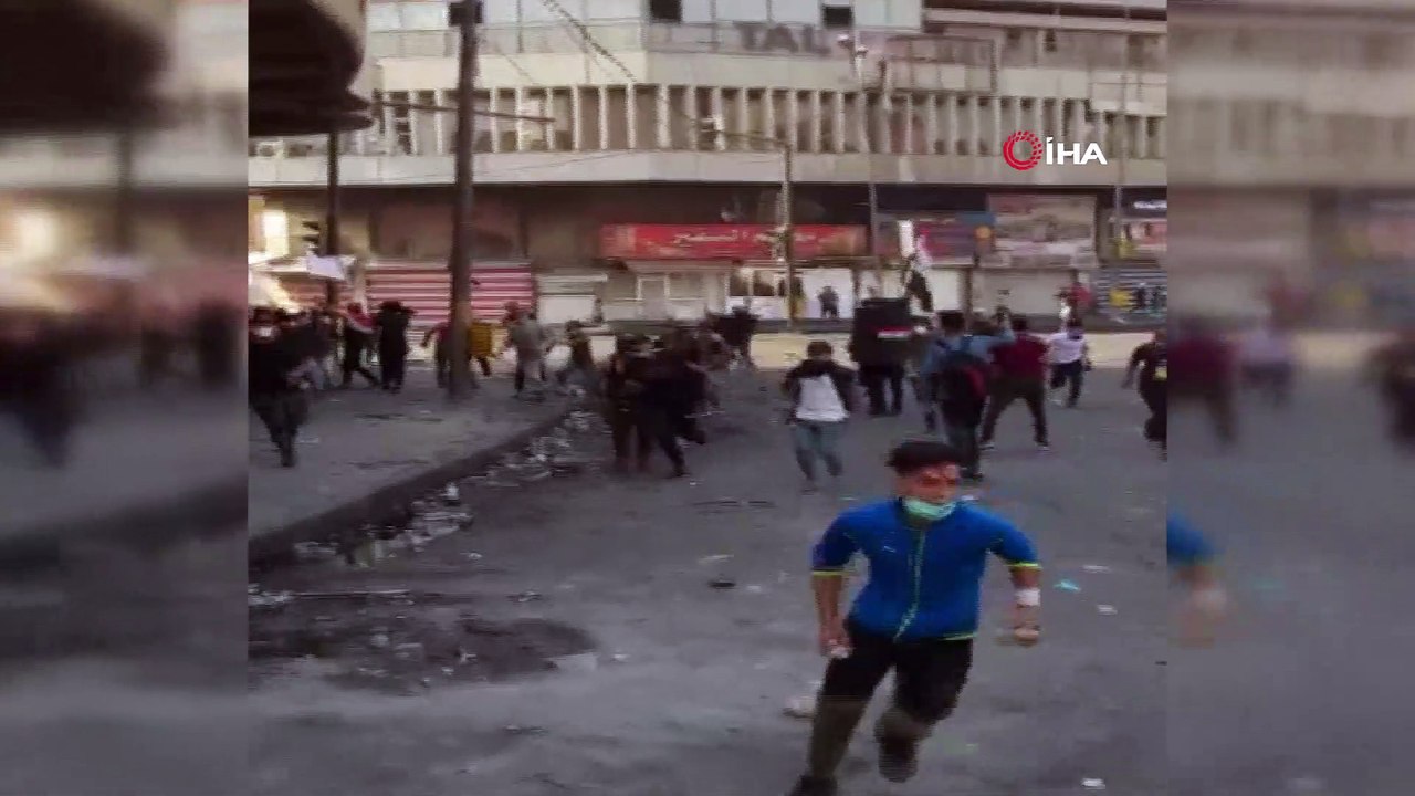 - Bağdat’ta protestocularla güvenlik güçleri arasında çatışma- 1 Ekim’den bu yana devam eden hükümet karşıtı protestolarda 301 kişi hayatını kaybetti