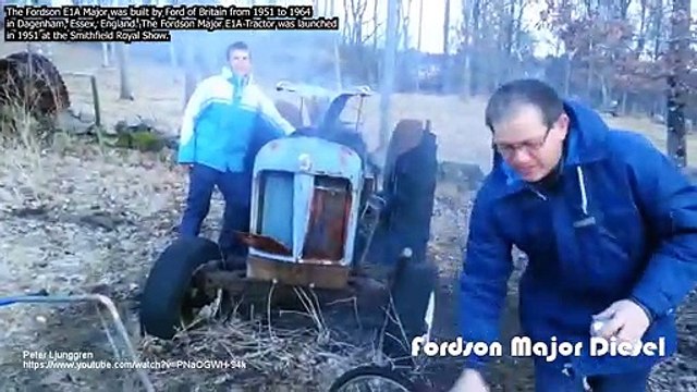Cold Start Diesel Old Engine Tractors First Start in Many Years