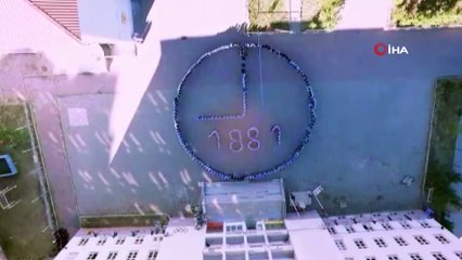 Siirt'te 10 Kasım koreografisi