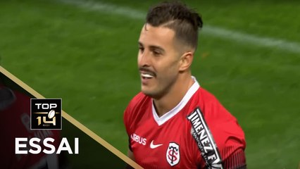 TOP 14 - Essai Sofiane GUITOUNE (ST) - Toulouse - Clermont - J9 - Saison 2019/2020