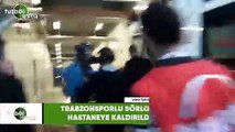 Trabzonsporlu Alexander Sörloth ambulansla hastaneye kaldırıldı