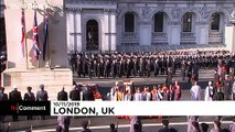 ویدئو؛ ملکه بریتانیا یاد قربانیان جنگ جهانی اول را گرامی داشت