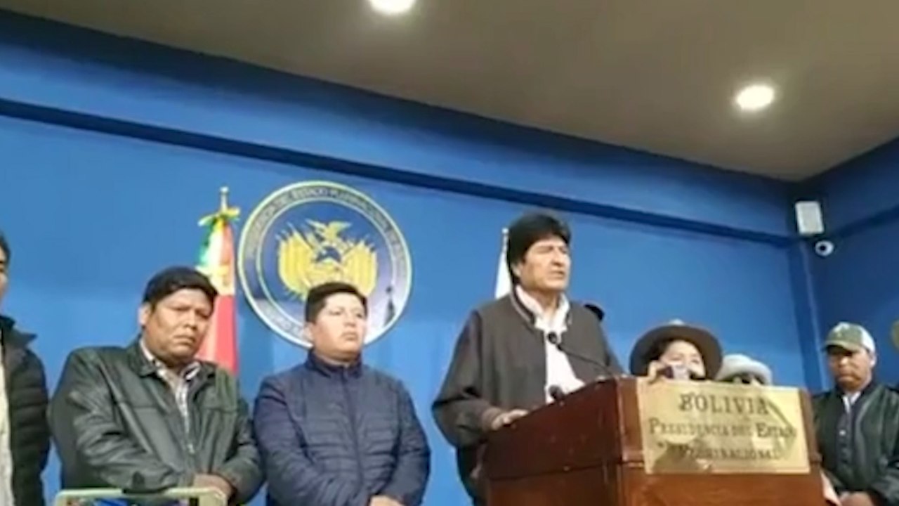 Evo Morales convoca nuevas elecciones en Bolivia