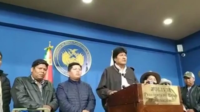 Evo Morales convoca nuevas elecciones en Bolivia