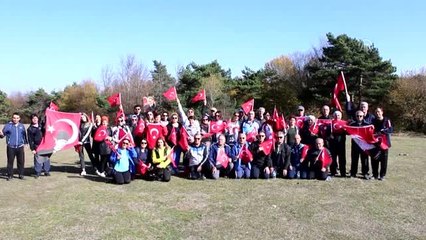 Yaylada "Ata'ya saygı" yürüyüşü