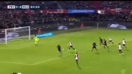 Jorgensen Goal - Feyenoord vs Waalwijk  1-2  10.11.2019 (HD)