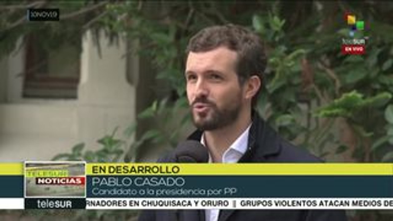 Pablo Casado insta a los españoles a participar en las elecciones