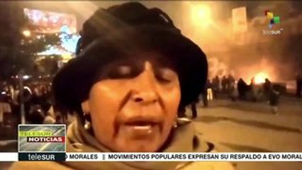 Bolivianos instan a países a denunciar el golpe de Estado en marcha