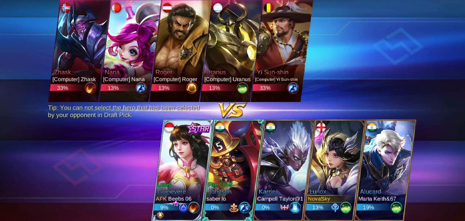 Mobile Legends Bang Bang Hero Lunox Gameplay