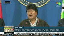 Evo Morales denuncia intentona golpista de por grupos violentos