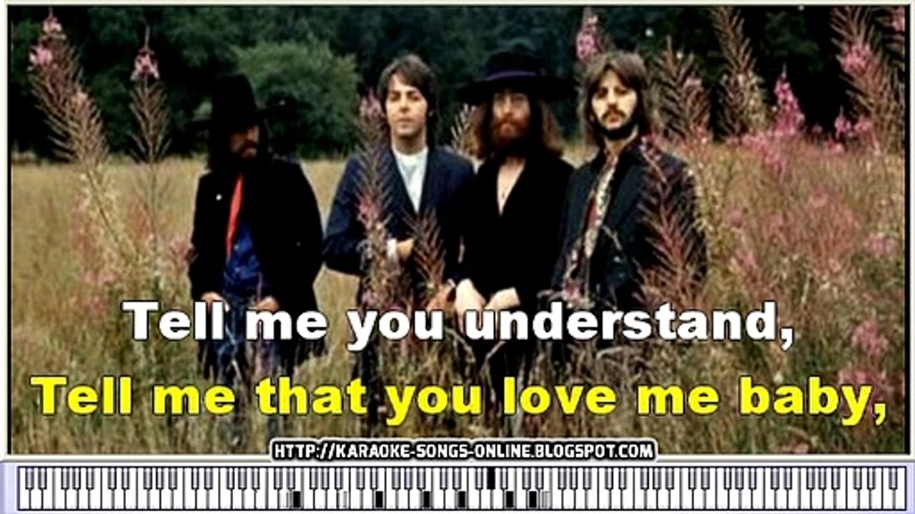 The Beatles Cover - I WANNA BE YOUR MAN - Free karaoke songs online with lyrics on the screen and piano