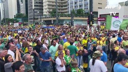 Protesto contra a liberdade de Lula em São Paulo