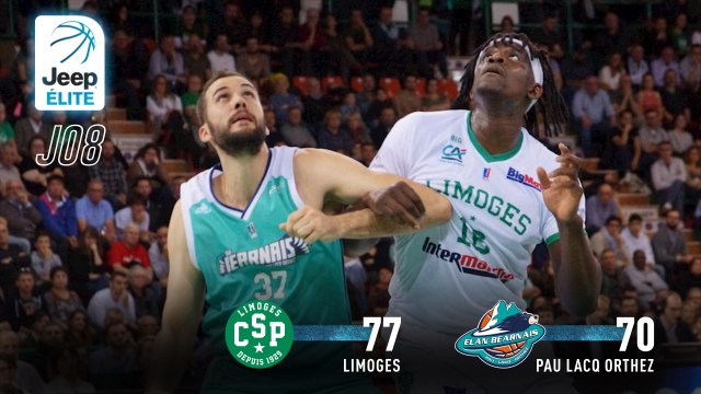 Jeep® ÉLITE : Limoges vs Pau-Lacq-Orthez (J8)