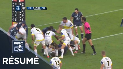 PRO D2 - Résumé Colomiers-Carcassonne: 40-15 - J10 - Saison 2019/2020