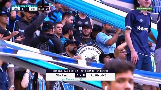 Grêmio 3x0 Botafogo 2tp brasileirao 2019