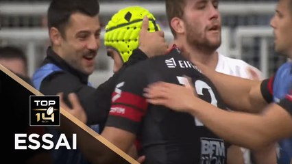 TOP 14 - Essai Charlie NGATAI (LOU) - Lyon - La Rochelle - J9 - Saison 2019/2020