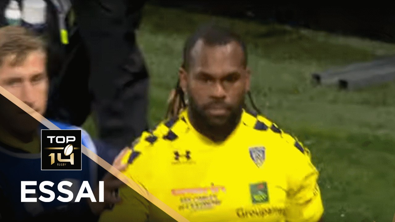 TOP 14 - Essai Alivereti RAKA (ASM) - Toulouse - Clermont - J9 - Saison 2019/2020