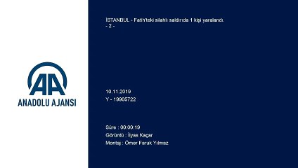 Fatih'te silahlı saldırı: 1 yaralı (2) - İSTANBUL