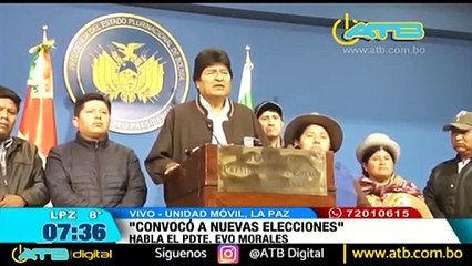Morales convoca novas eleições