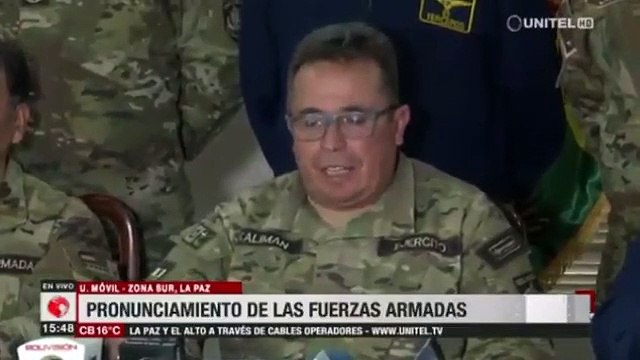 El ejército da la espalda al fraudulento Evo Morales: Las Fuerzas Armadas exigieron la renuncia del dictador de Bolivia
