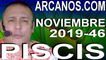 PISCIS NOVIEMBRE 2019 ARCANOS.COM - Horóscopo 10 al 16 de noviembre de 2019 - Semana 46