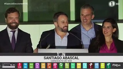 Santiago Abascal: "A nuestros electores quiero hacerles una promesa no les defraudaremos"